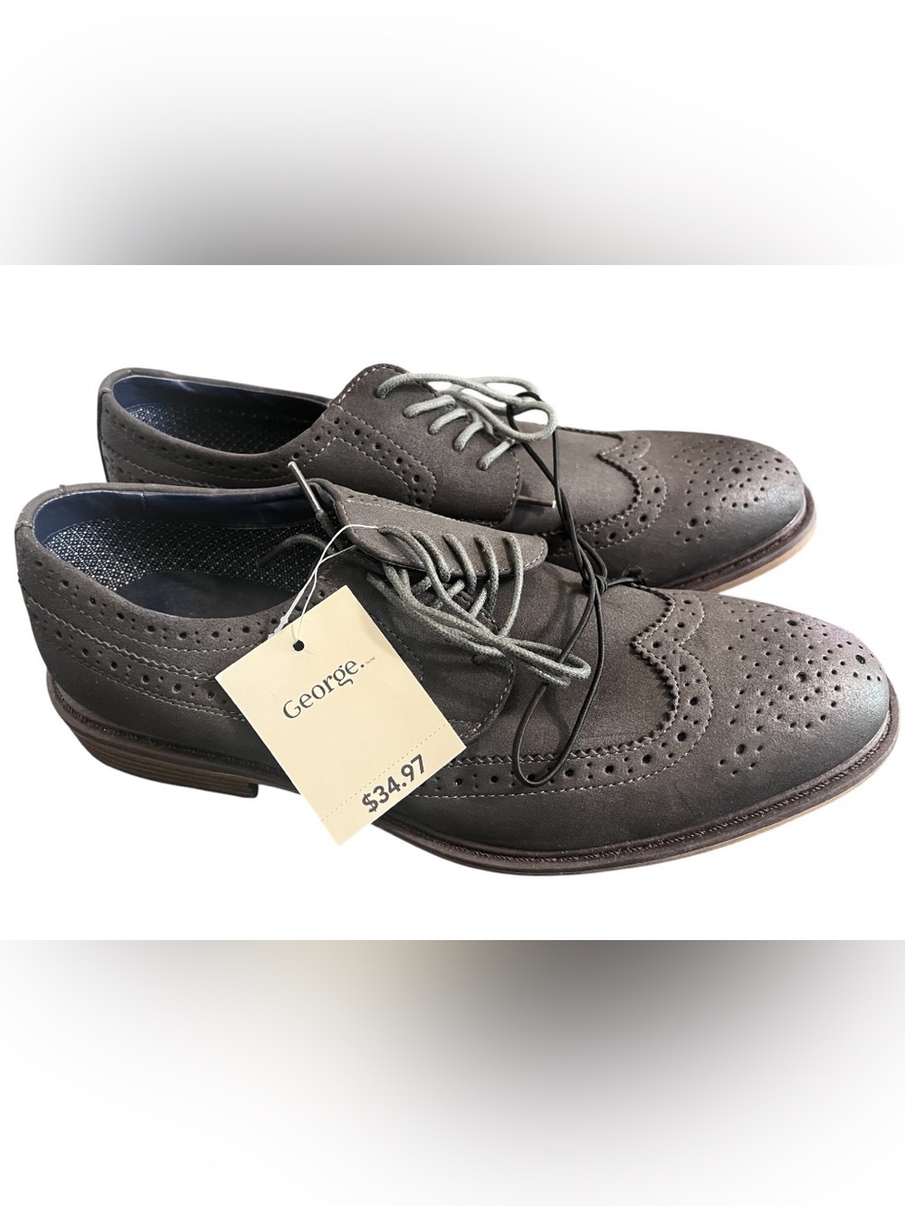 George Wingtip Dress Shoes Men’s Size 9 NWT